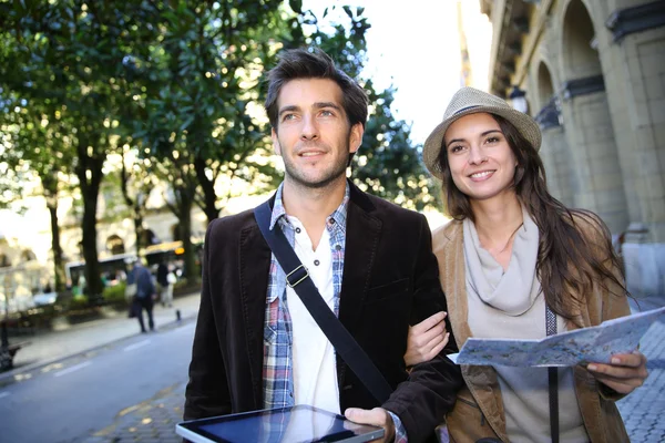 Couple of tourists — Stock Photo, Image