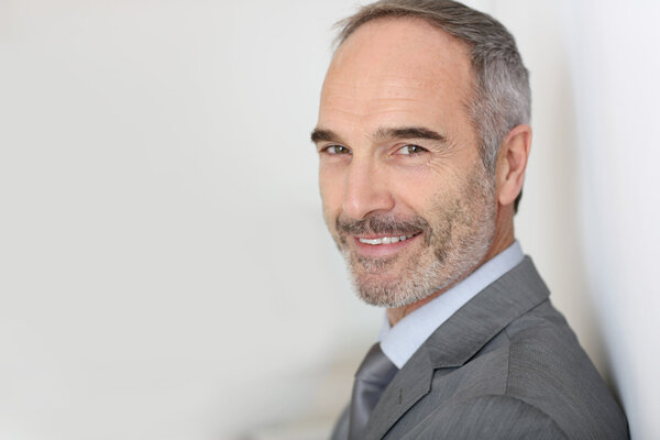 Attractive 50-year-old businessman