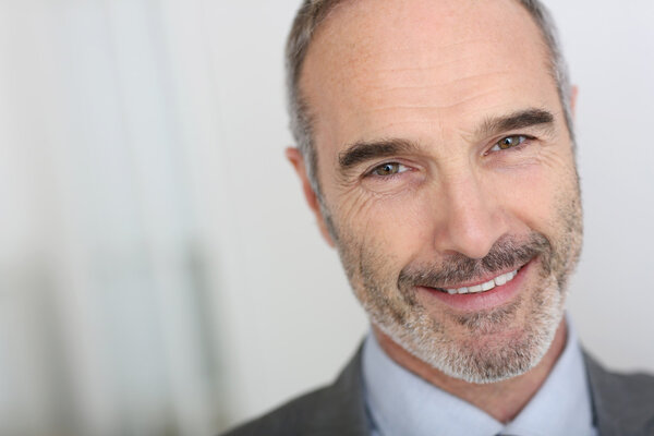 Confident 50-year-old businessman