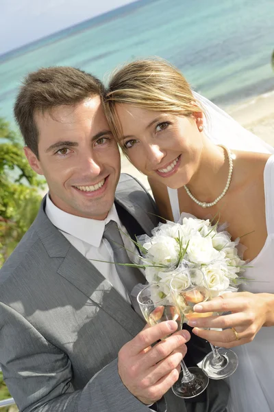 Nur verheiratete Paare — Stockfoto