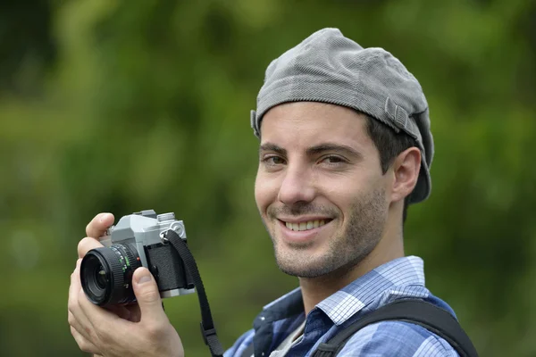 Man taking picture — Stock Photo, Image