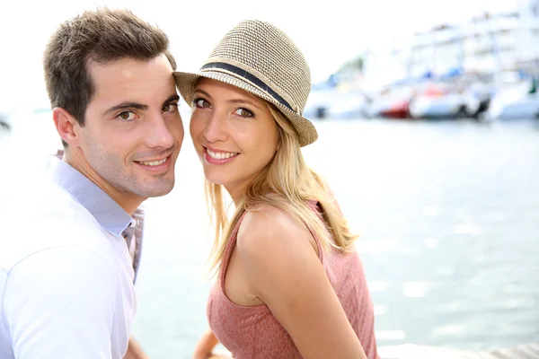 Portrait of tourists — Stock Photo, Image