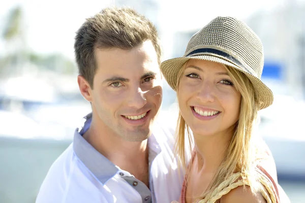 Portrait of tourists — Stock Photo, Image