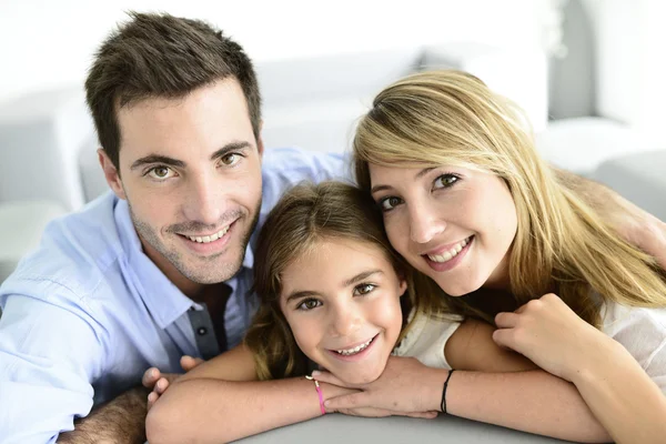 Portret van familie — Stockfoto