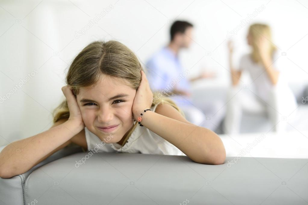 Girl tired of earing her parents yelling