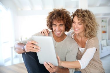 Çift websurfing dijital Tablet