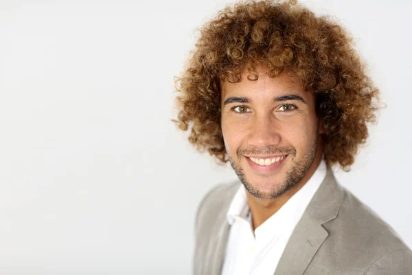 Sonriente hombre de negocios guapo — Foto de Stock