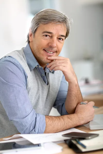 Businessman in office — Stock Photo, Image