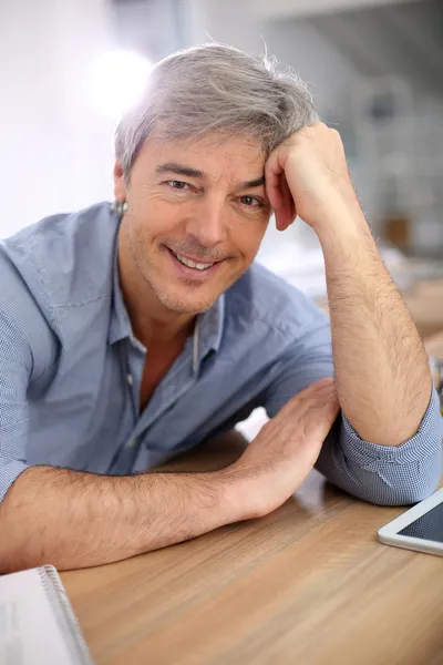 Handsome mature man — Stock Photo, Image