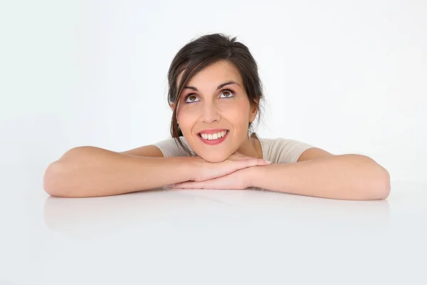 Pretty brunette girl — Stock Photo, Image