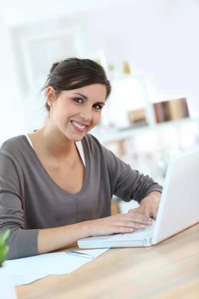 Designer working on laptop Royalty Free Stock Images