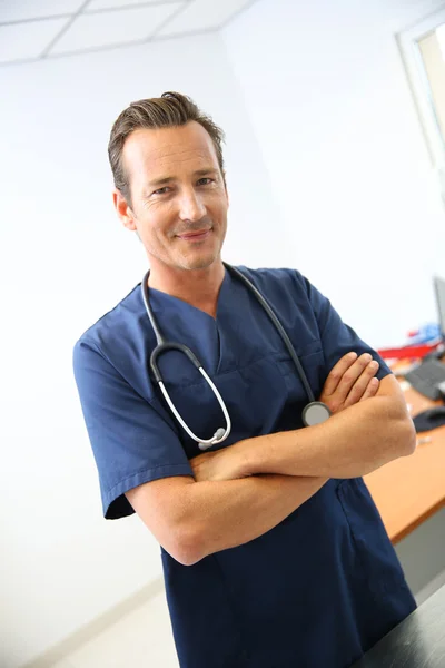 Veterinarian in vet clinic — Stock Photo, Image