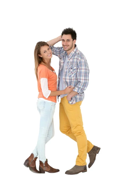 Cheerful couple — Stock Photo, Image