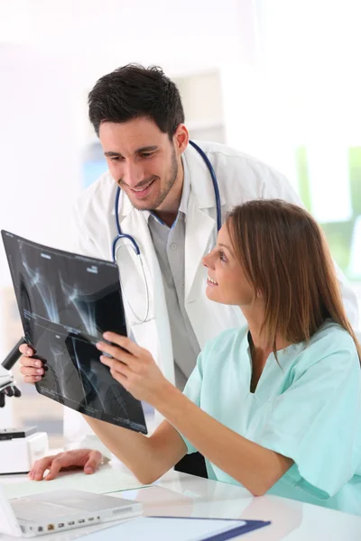 Doctor with nurse — Stock Photo, Image