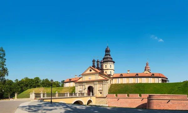 Nesvizh castle panorama. — Stock Photo, Image