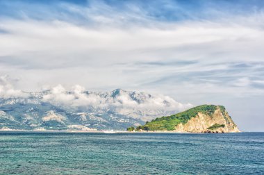 Adriyatik peyzaj - deniz ve dağ