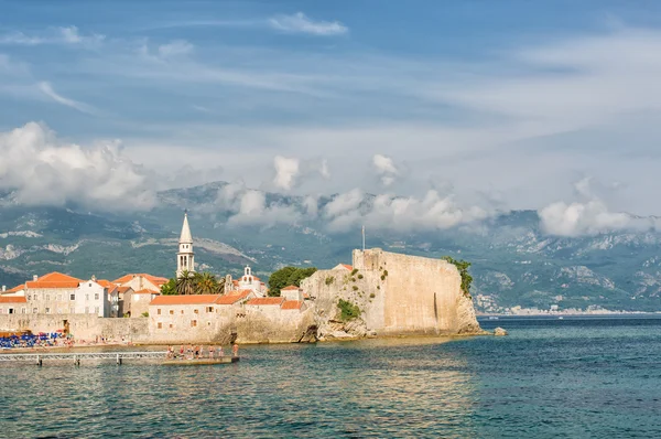 Budva, Adriatic landscape - sea and mountain — Stock Photo, Image