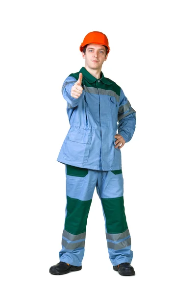 Picture of a young construction worker — Stock Photo, Image