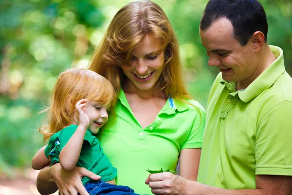 Portrait of Happy Family In Park Royalty Free Stock Images