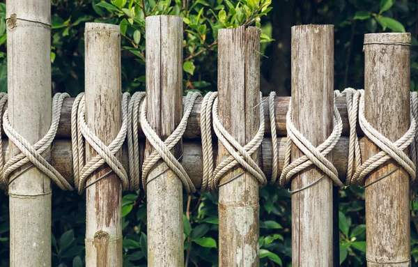 Primer plano de una valla de madera —  Fotos de Stock