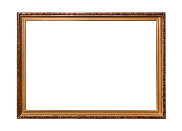 Frame of old-style baget isolated on white. — Stock Photo, Image