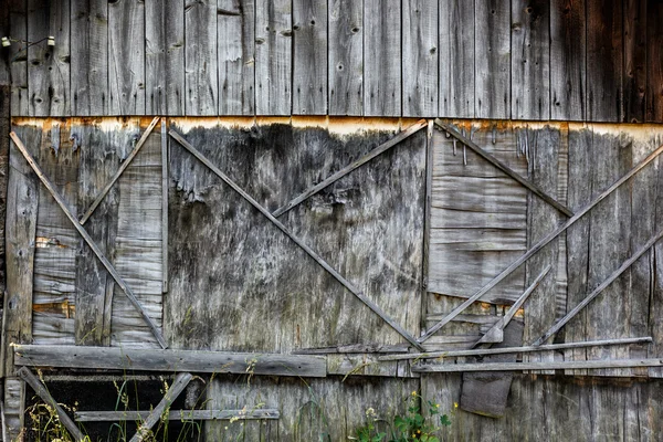 Antigua pared de madera contrachapada envejecida . —  Fotos de Stock