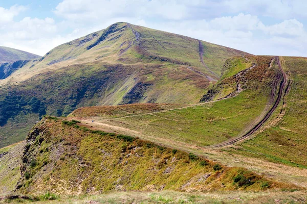 Uitzicht Prachtige Berg Bliznitsa Bij Drahobrat Dorp Het Karpaten Gebergte — Stockfoto