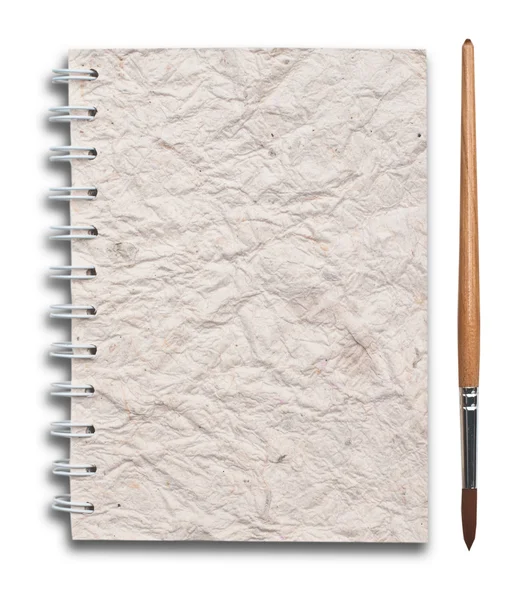 Notebook gamla papper — Stockfoto