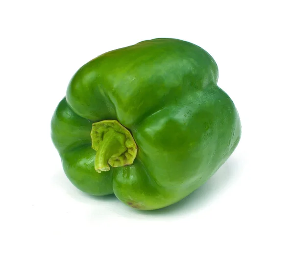 Tuore makea vihreä paprika  . — kuvapankkivalokuva