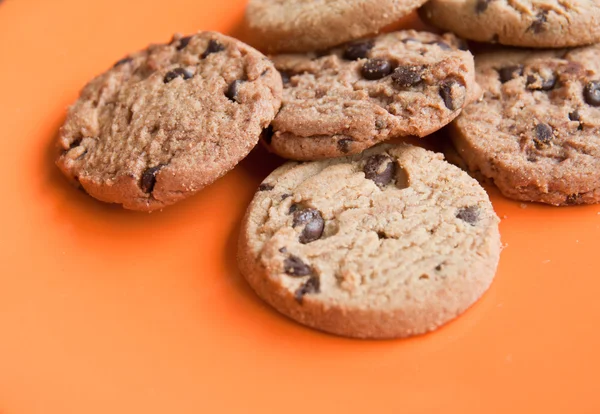 Chocolate chips cookies. — Stock Photo, Image