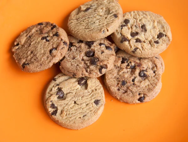 Chocolate chips cookies. — Stock Photo, Image