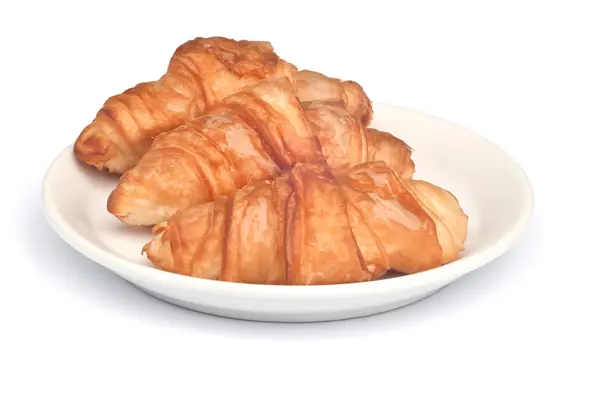 Fris en smakelijk croissant . — Stockfoto