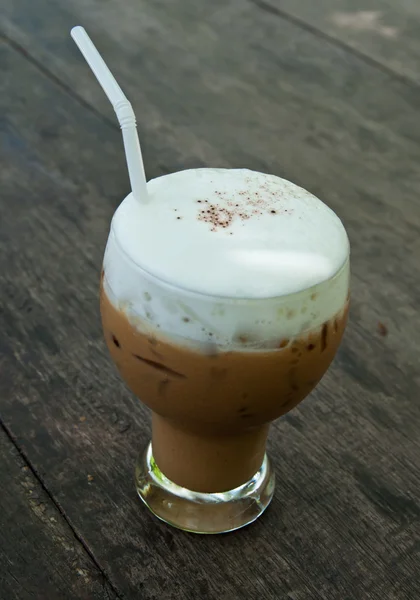 Ice cappuccino coffee cup . — 스톡 사진