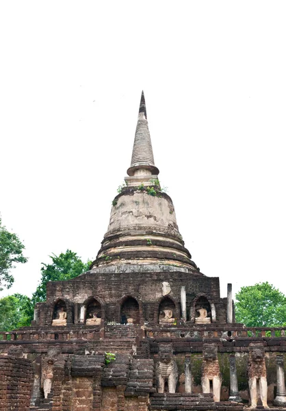 Pagoda en el Parque Histórico Sukhothai . — Foto de Stock
