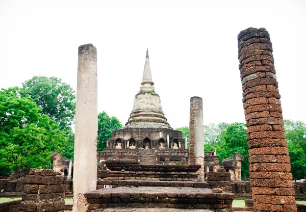 Pagoda på sukhothai historiska park. — Stockfoto