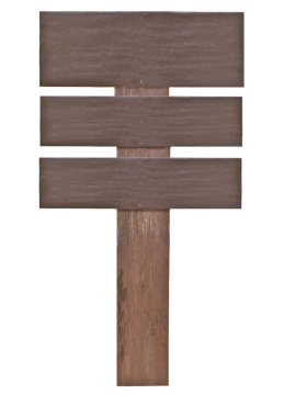 ahşap işaretler üzerinde beyaz izole.