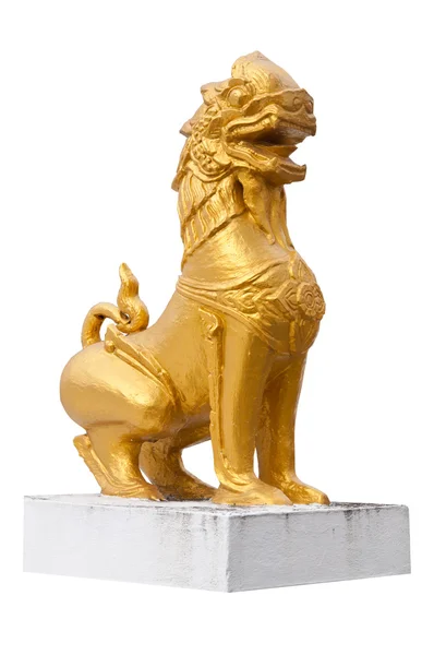 Statue de lion de style thaï . — Photo