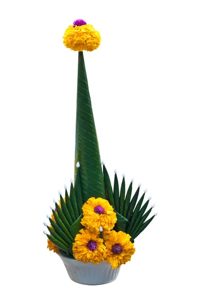 Fiore per cerimonia religiosa buddista  . — Foto Stock