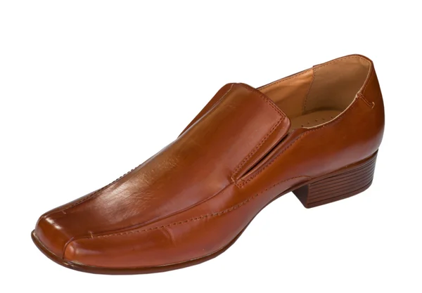 The brown man's shoes . — Stock Photo, Image