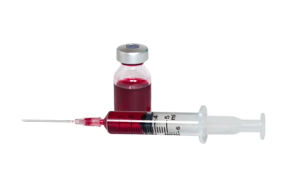 Syringe with medicine — Stock Photo, Image