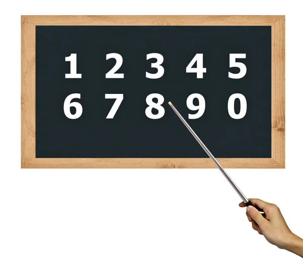 Abc 알파벳 학습을 위한 칠판. — 스톡 사진