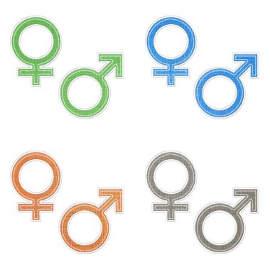 kumaş tarzı etiket ve başlık simge etiketi.