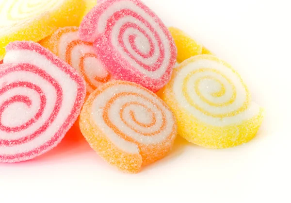 Colorful sweet fruit candy. — Stock Photo, Image