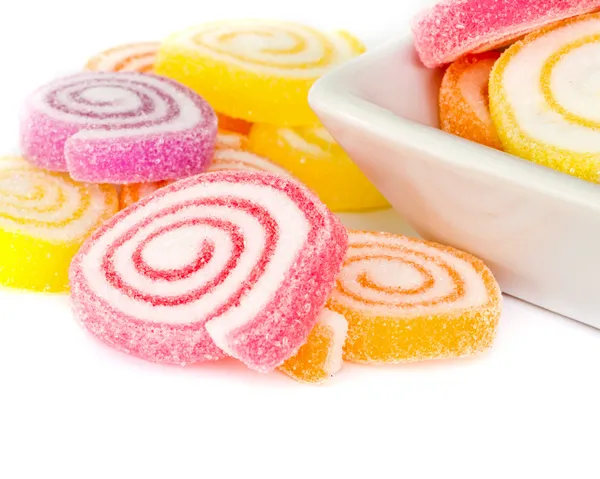 Красочные фруктовые конфеты . — стоковое фото