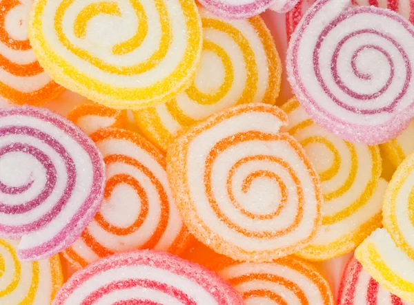 Caramelle di frutta dolci colorate . — Foto Stock