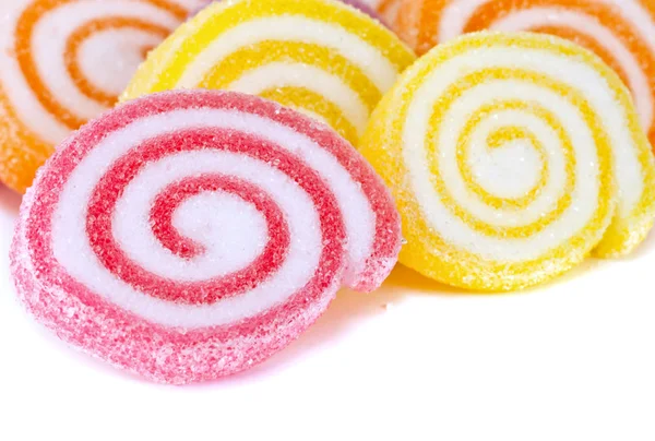 Caramelle di frutta dolci colorate . — Foto Stock