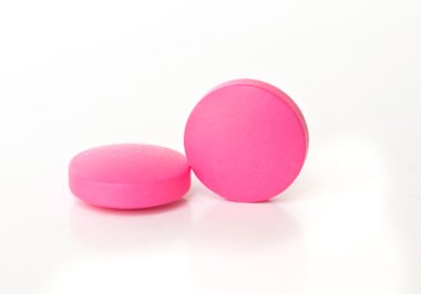 Kırmızı tıbbi ilaçlar .