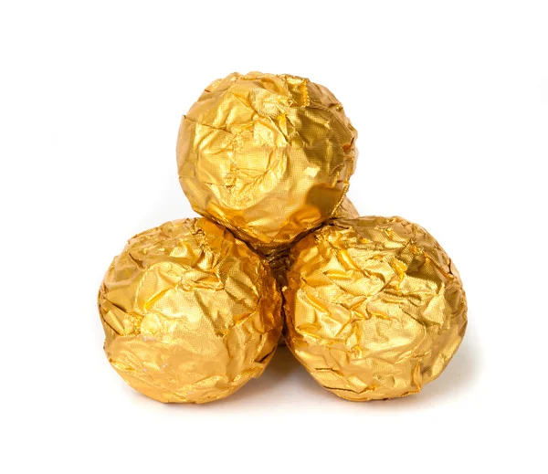 Grupo de bolas de chocolate . — Fotografia de Stock