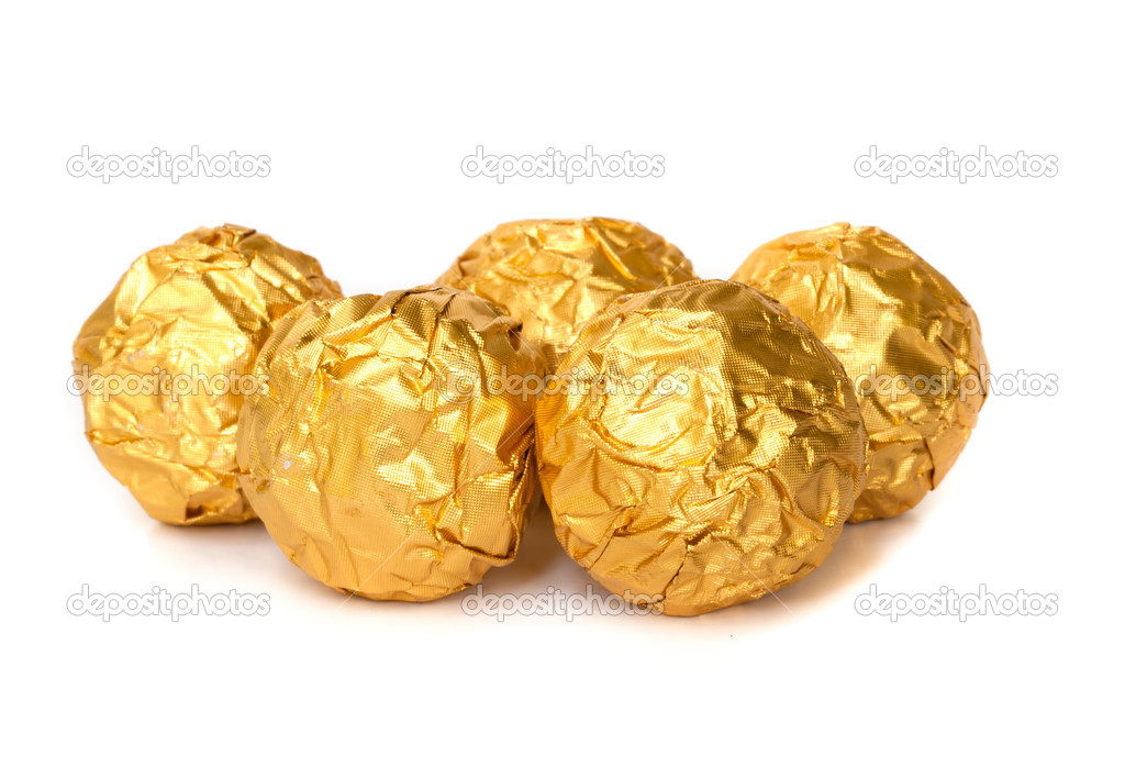 Group of Chocolate balls.