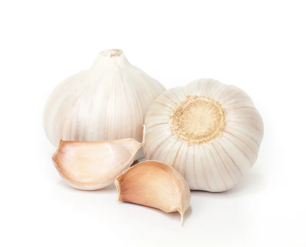 Garlic isolated on white background. — Stock Photo, Image